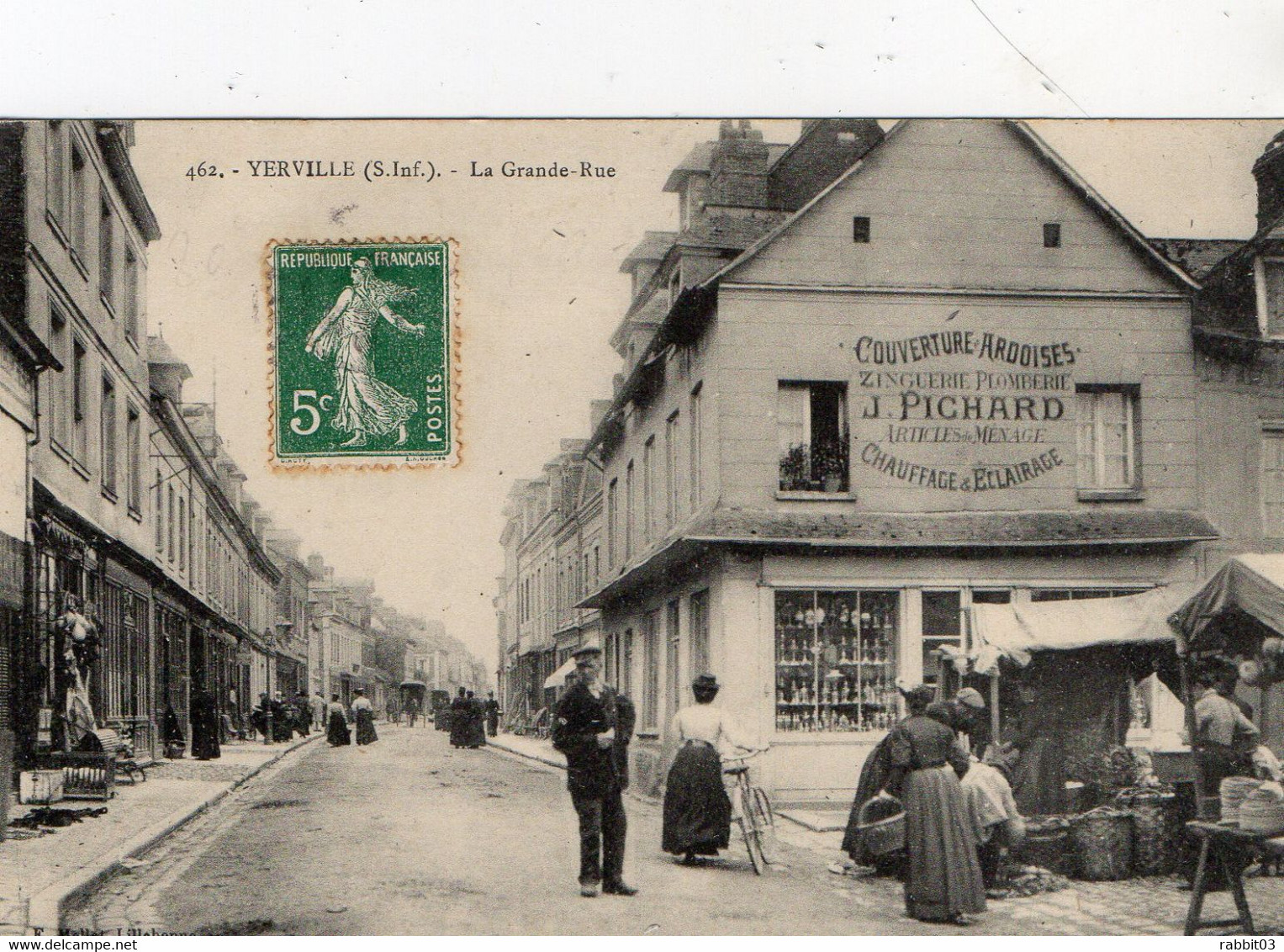 S 4  -  812    -   YERVILLE    -    ( 76 )     -         La  Grande   Rue    - - Yerville