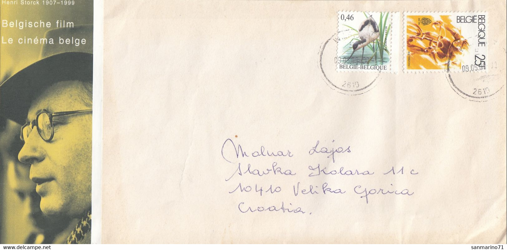 BELGIUM Cover Letter 457,box M - Storia Postale