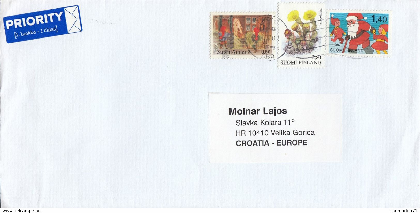 FINLAND Cover Letter 462,box M - Cartas & Documentos