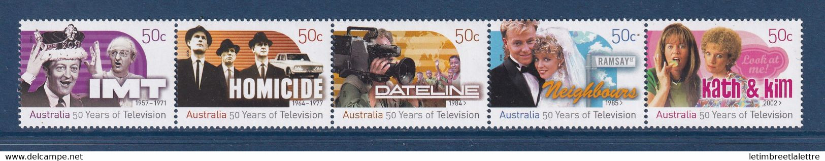 ⭐ Australie - YT N° 2614 à 2618 ** - Neuf Sans Charnière - 2006 ⭐ - Mint Stamps
