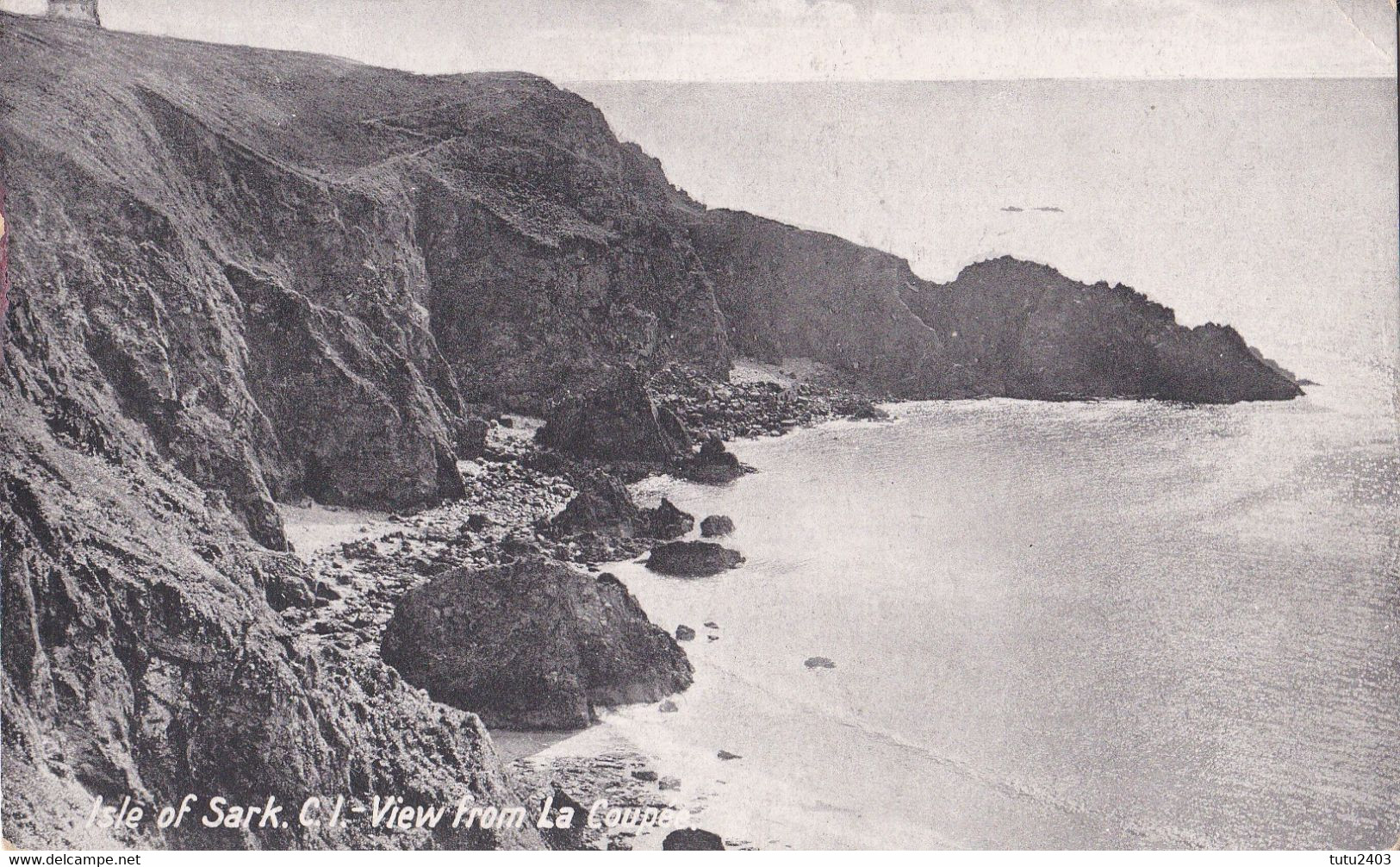 S  ILE OF SARK                         Cl View From La Coupee - Sark