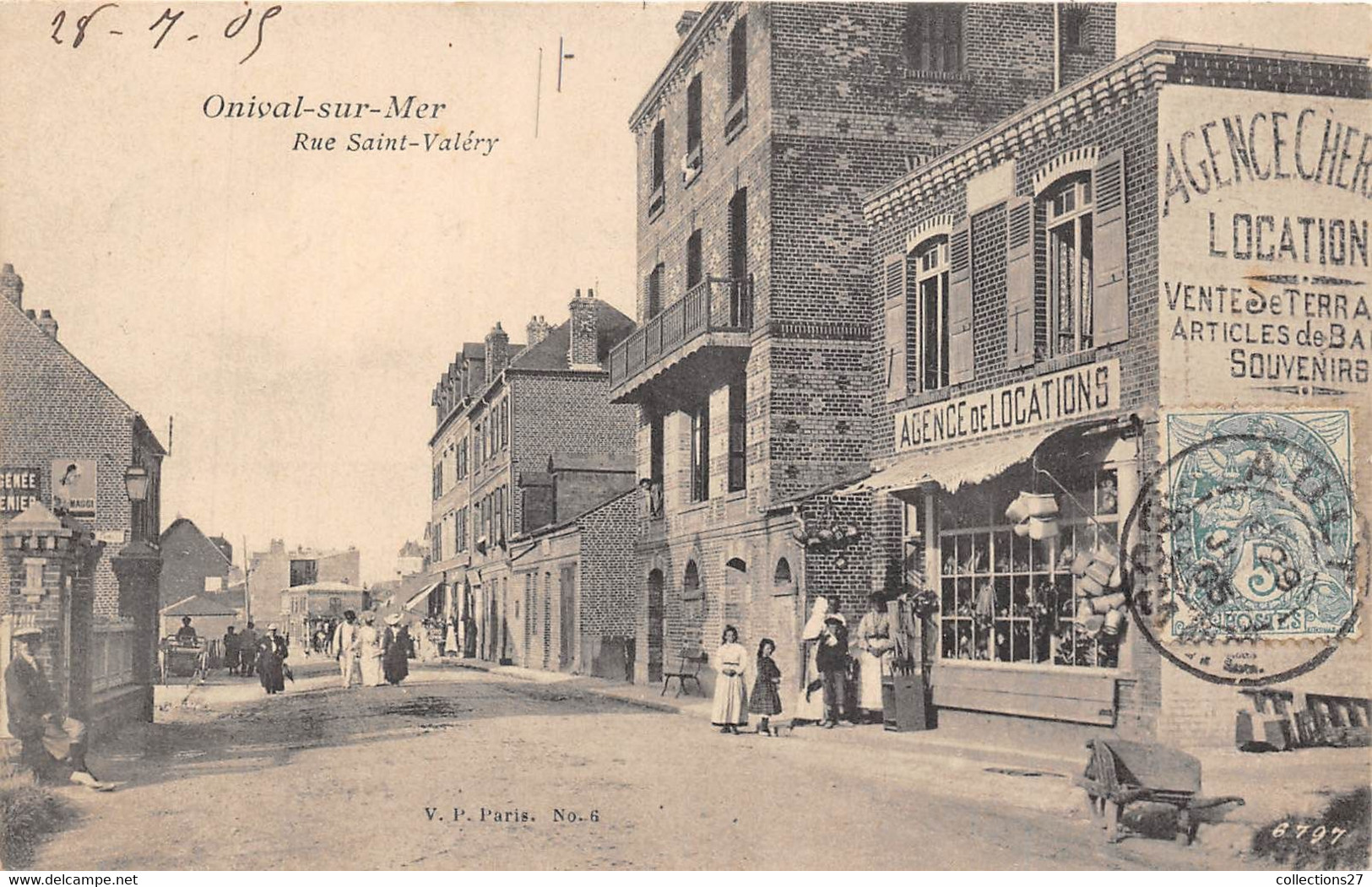 80-ONIVAL-SUR-MER- RUE SAINT-VALERY - Onival