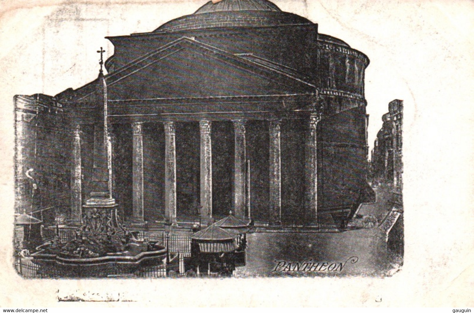 CPA - ROMA - Panthéon Di AGRIPPA ... LOT 4 CP - Pantheon