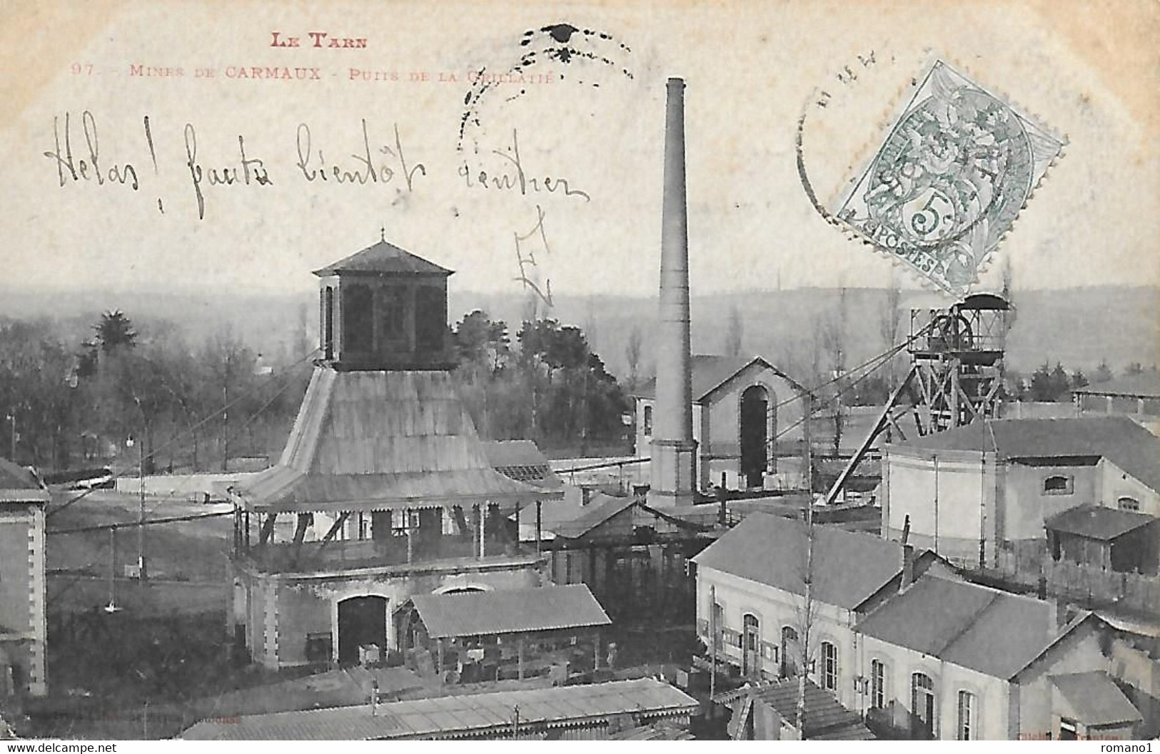 81)   CARMAUX  - Mines De Carmaux  -  Puits De La Grillatié - Carmaux