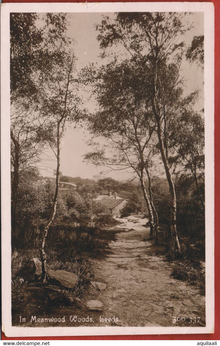 Great Britain, Leeds. Meanwood Woods. Cartolina Inizio 1900 B/n Non Circolata. - Leeds