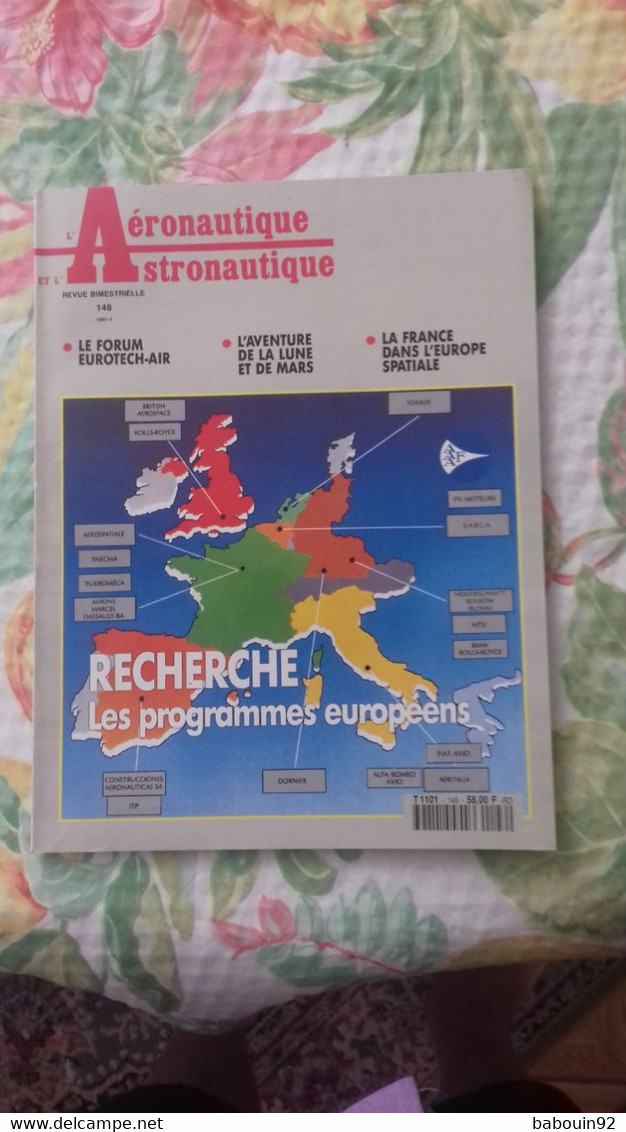 Revue Aéronautique Et Astronautique N°146 (1991-1) - Astronomie