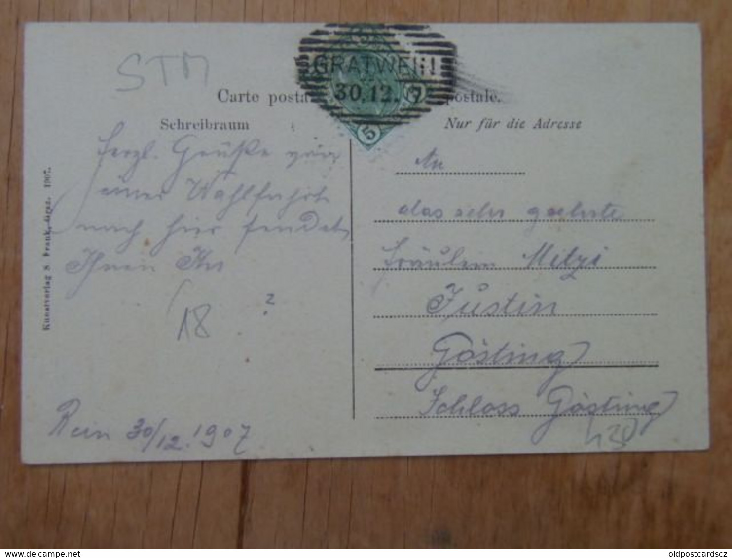 Steiermark 430 Rein Stift Gasthaus Gasthof Zur Stiftstaferne 1907 - Rein