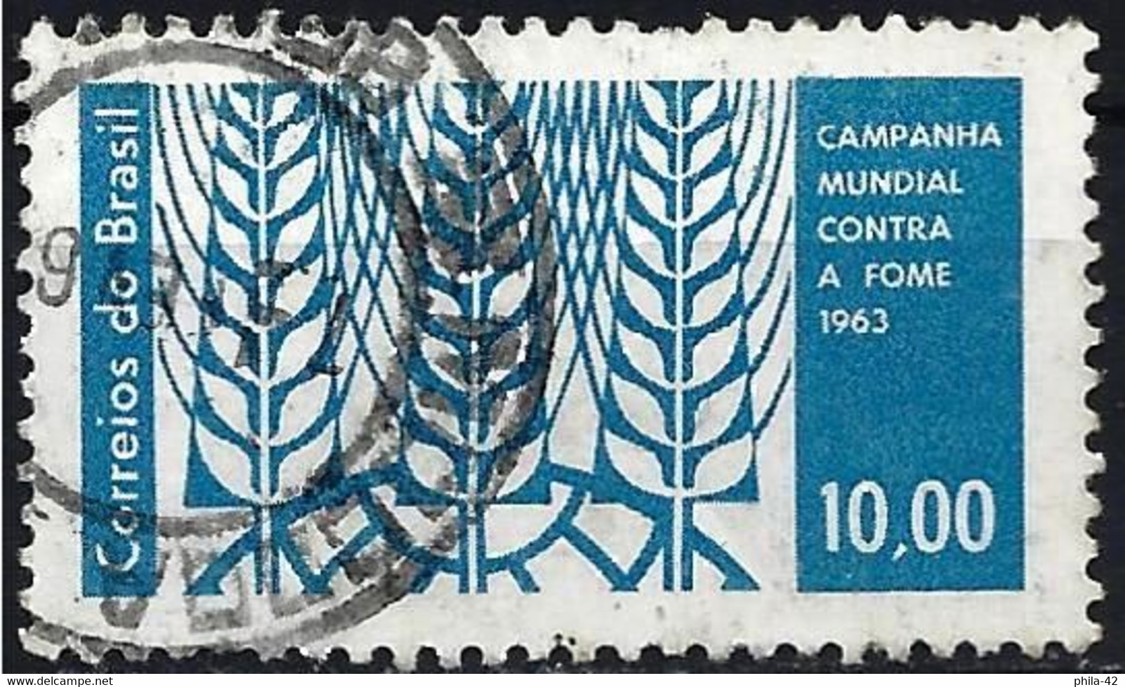 Brazil 1963 - Mi 1038 - YT 736 ( World Campaing Against Hunger ) - Contre La Faim