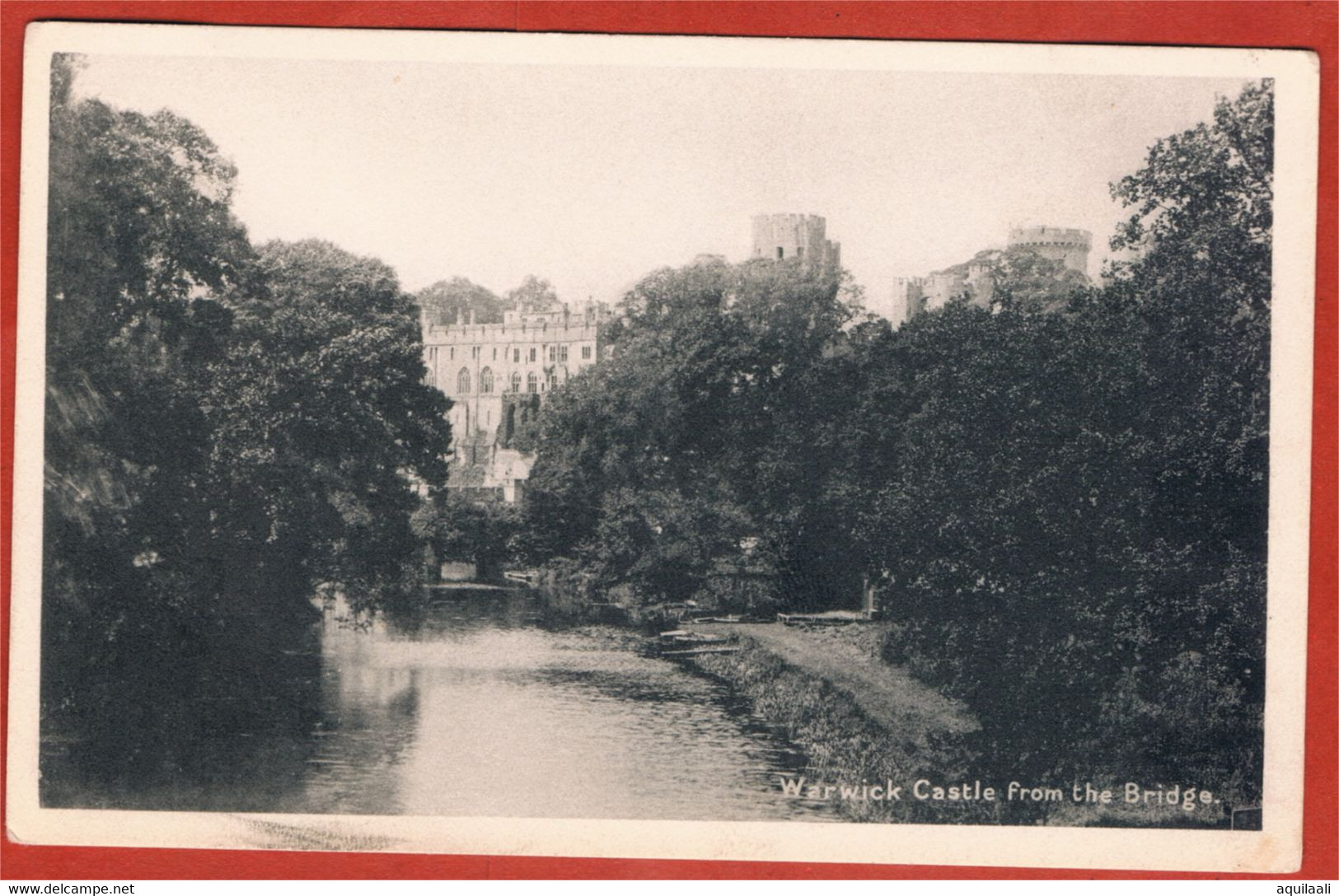 Great Britain, Warwick Castle. Cartoline Foto B/n Inizio 1900. - Warwick