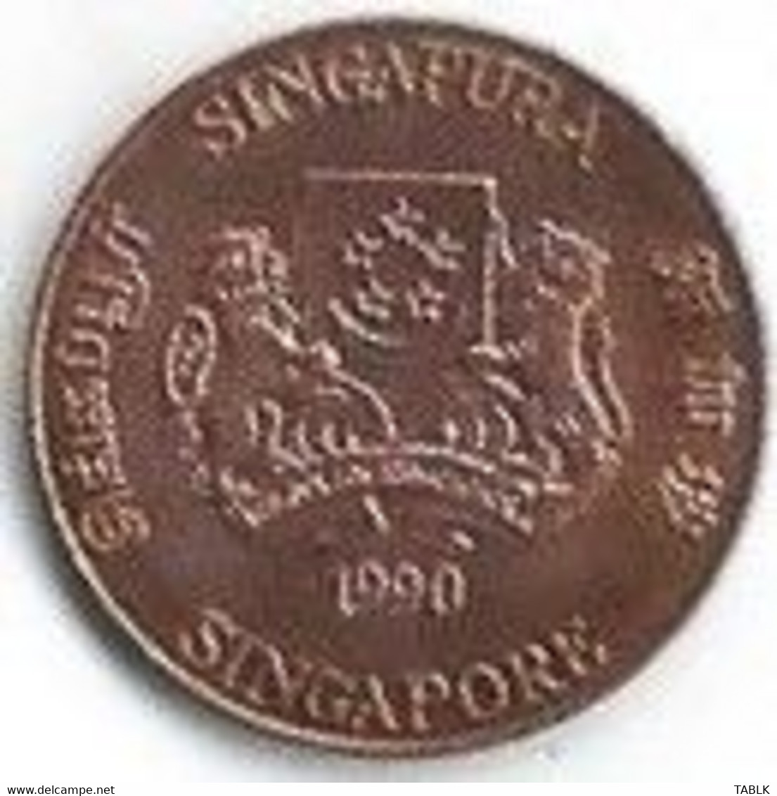 M612 - SINGAPORE - 1 CENT 1990 - Singapour