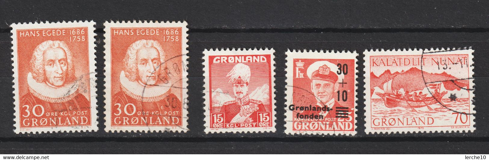 Grönland Greenland Dänemark Gestempelt - Used Stamps