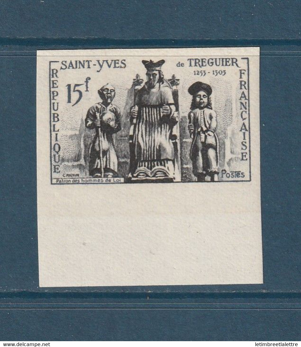 ⭐ France - Non Dentelé - YT N° 1063 ** - Neuf Sans Charnière - 1956 ⭐ - 1951-1960