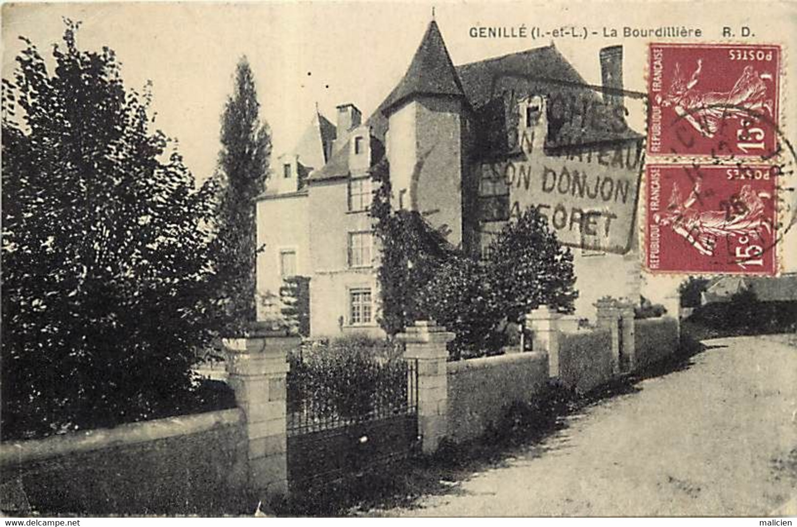 - Dpts Div.-ref-BF450- Indre Et Loire - Genillé - La Bourdillière - - Genillé