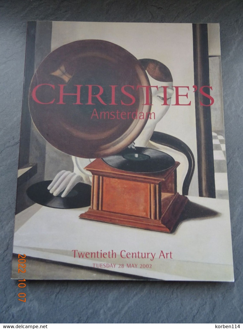 CHRISTIE'S  TWENTIETH CENTURY ART   28  MAY   2002  AMSTERDAM - Autres & Non Classés