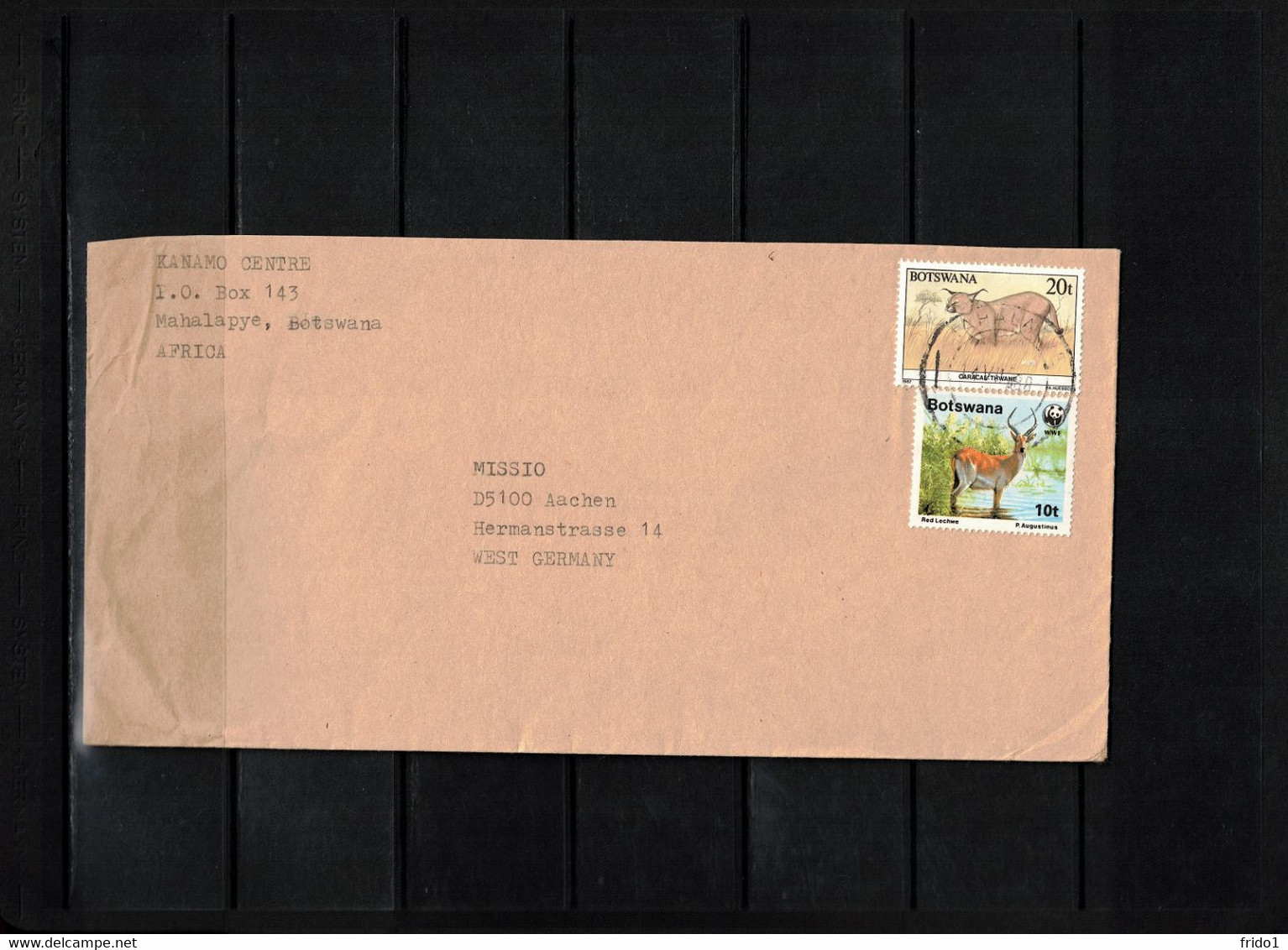 Botswana 1988 Interesting Letter - Lettres & Documents