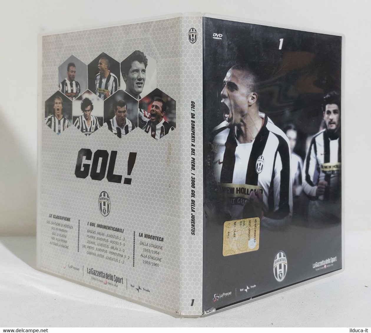 I108634 DVD - Gol! Da Boniperti A Del Piero, 3000 Gol Della Juventus - Gazzetta - Sport