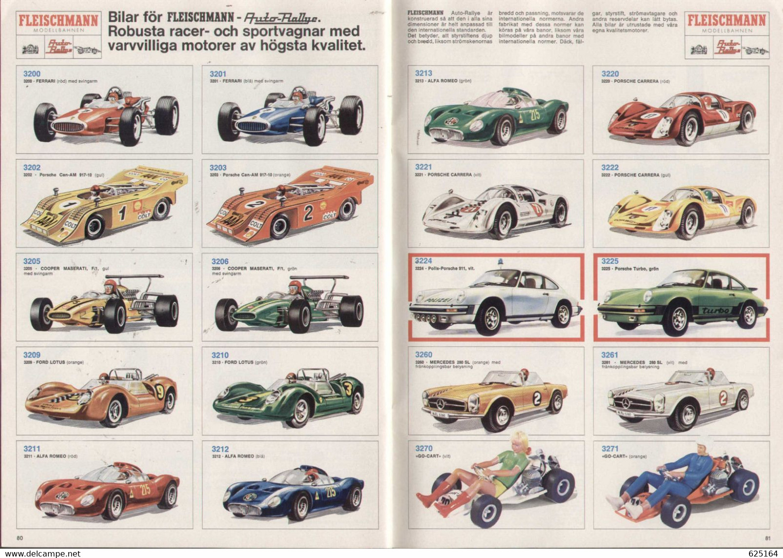 Catalogue FLEISCHMANN 1976 HO 1/87- N 1/160 - Auto Rallye + Prislista SEK  - En Suédois - Unclassified