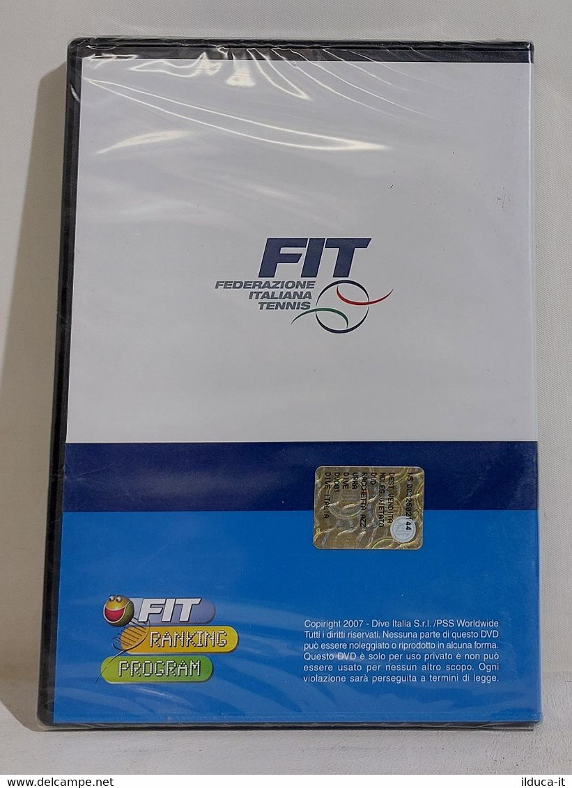 I108639 DVD Didattico - Racchetta Azzurra - Fit Ranking Program - Nuovo - Deporte