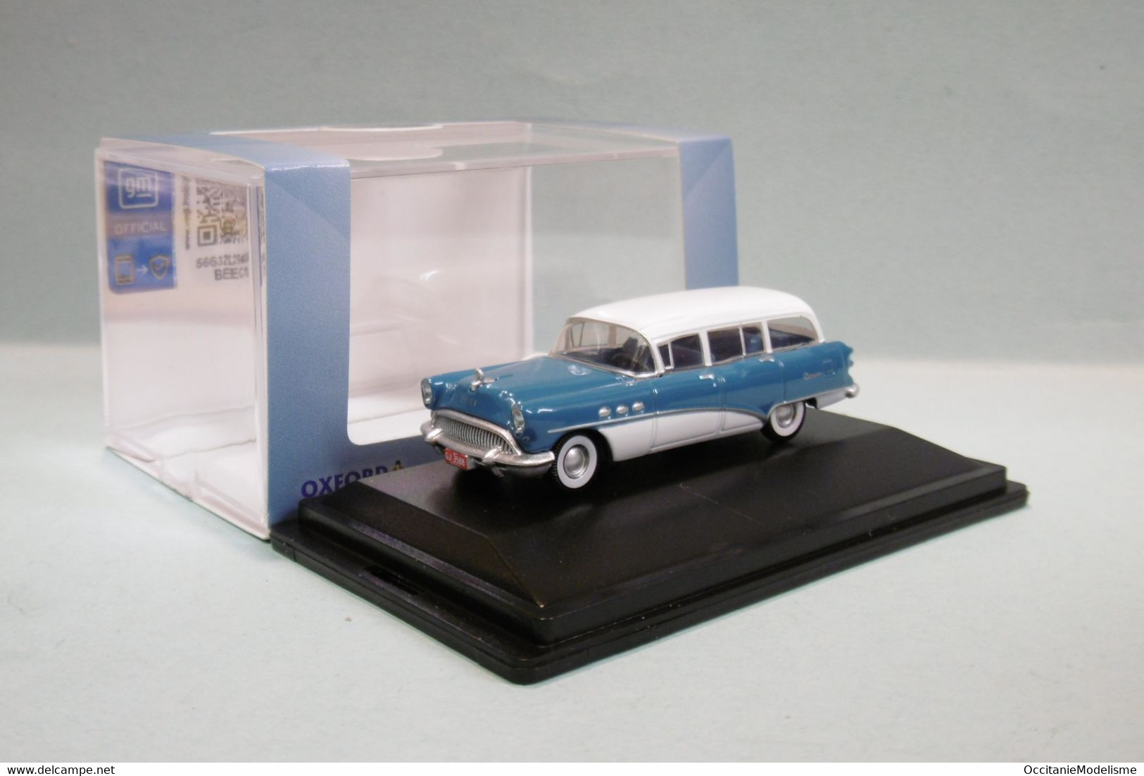 Oxford - BUICK CENTURY Estate Wagon Bleu Voiture US Neuf HO 1/87 - Strassenfahrzeuge