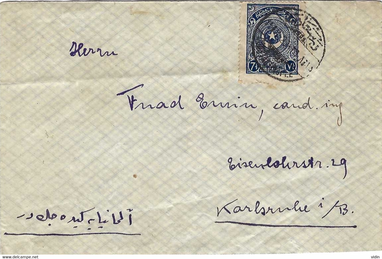 TURQUIE Intéressante Lettre Pour L'Allemagne - 1934-39 Sandjak D'Alexandrette & Hatay