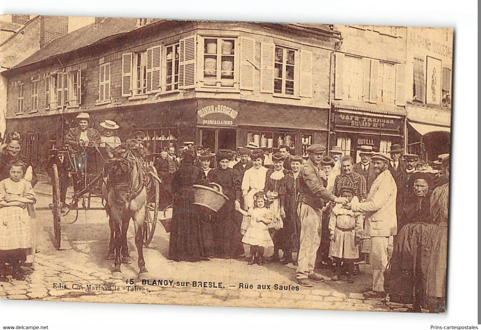 CPA 76 Blangy Sur Bresle Rue Des Saules - Blangy-sur-Bresle