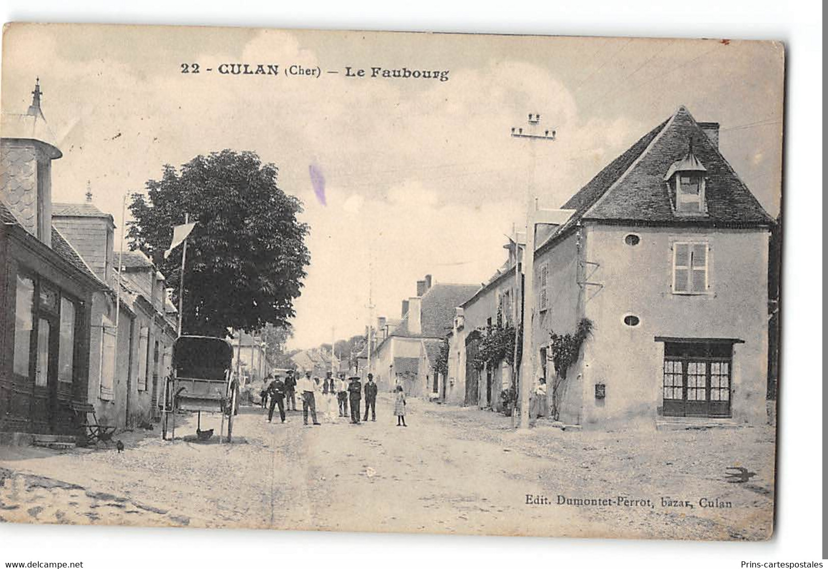 CPA 18 Culan Le Faubourg - Culan