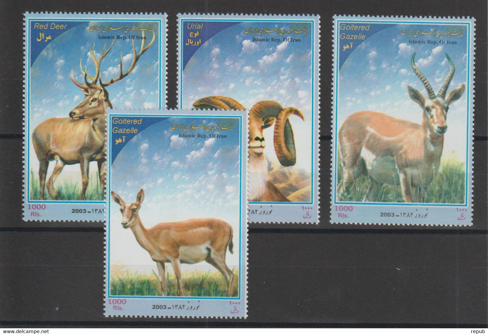 Iran 2003 Faune Animaux 2645-48, 4 Val ** MNH - Iran