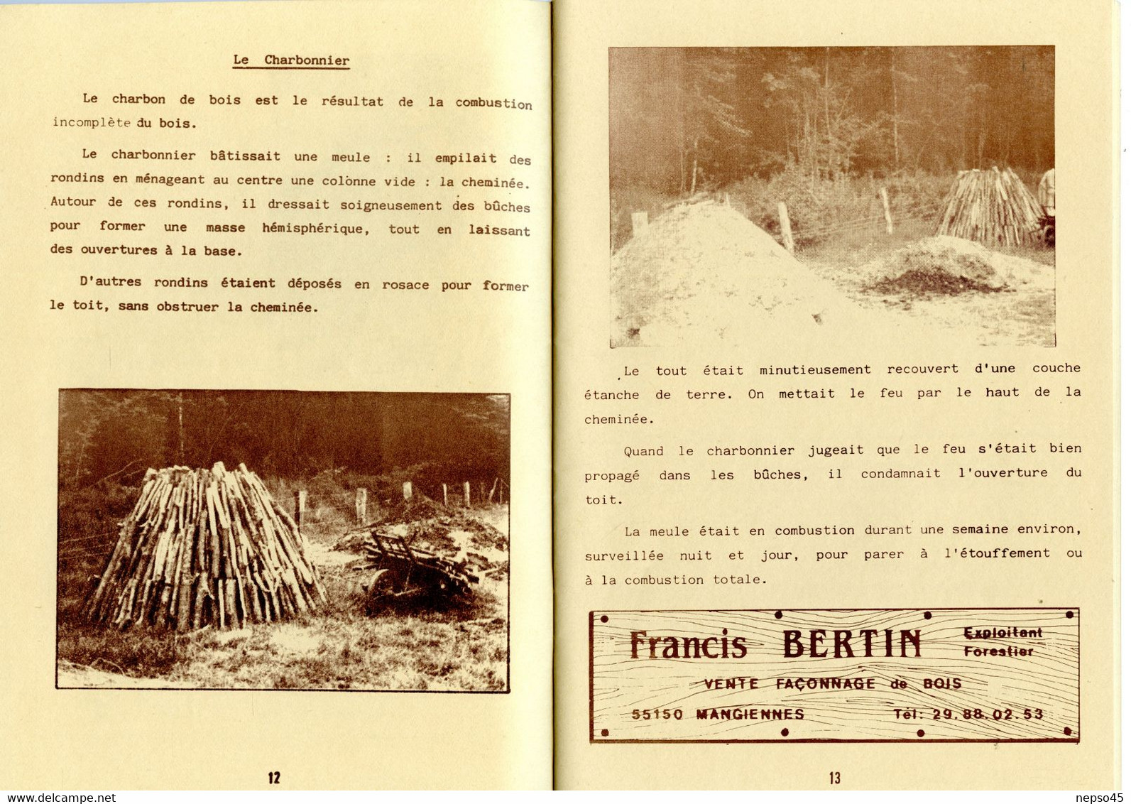 Métiers Disparus Du XIXe Siècle.Programme.démonstrations Concernant L'ensemble Des Festivités Prévues Sur 4 Jours.1989 - Soziologie