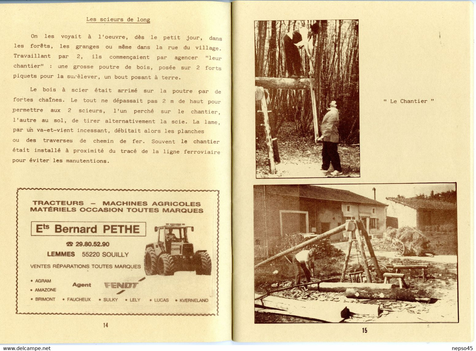 Métiers Disparus Du XIXe Siècle.Programme.démonstrations Concernant L'ensemble Des Festivités Prévues Sur 4 Jours.1989 - Sociologia