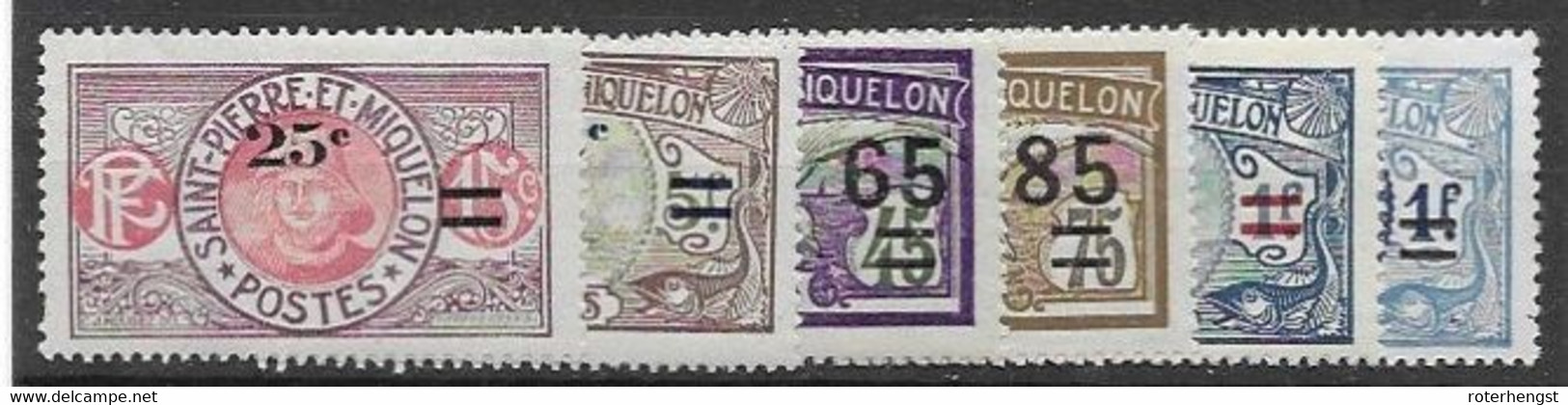 SPM Mh* Nc 1924-27 Over 16 Euros - Used Stamps