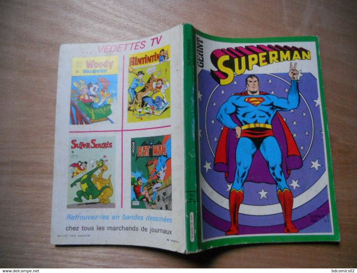 Superman Geant Album Reliee N°2 Avec Les N° 4/5/6 Sagedition 1979 - Superman