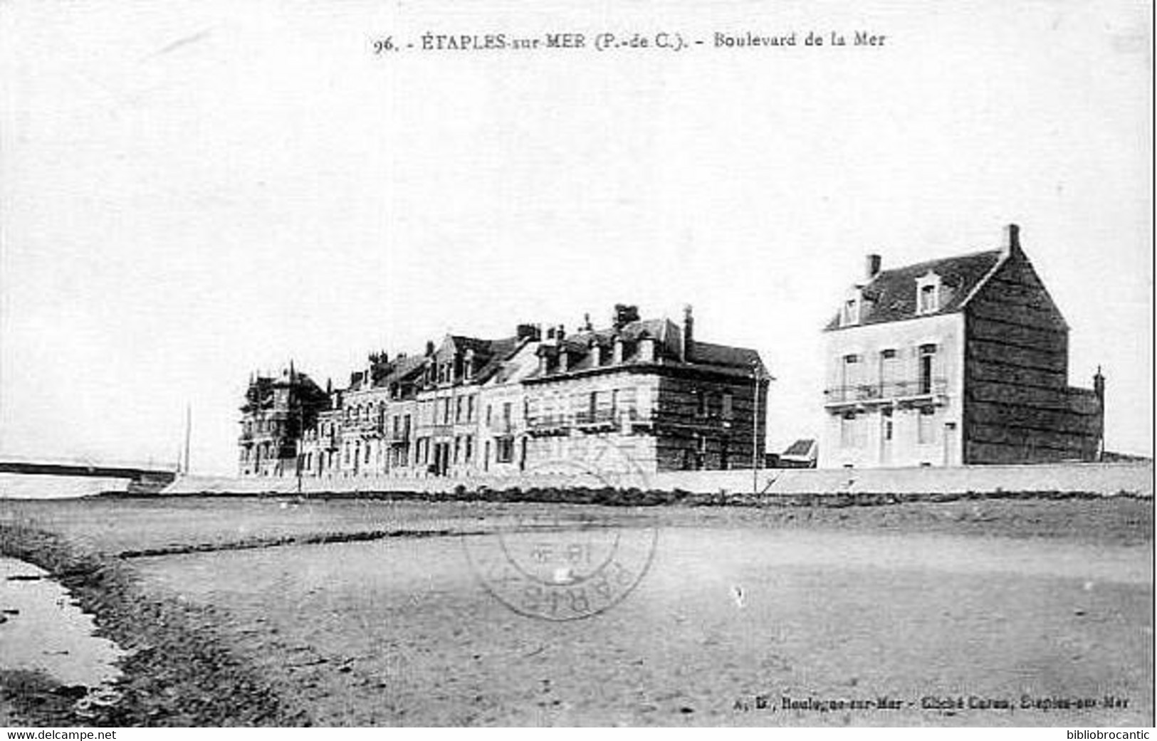 D62 - ETAPLES SUR MER - BOULEVARD DE LA MER, VUE DES MAISONS Et VILLAS - Etaples