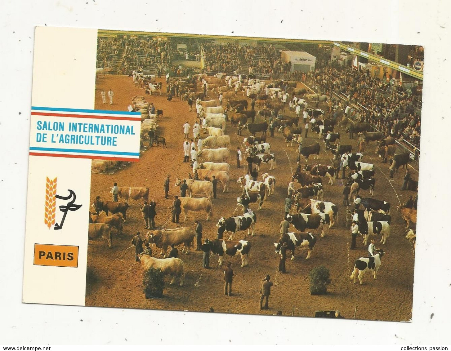 Cp , SALON INTERNATIONAL DE L'AGRICULTURE ,75,PARIS ,Centre National DesExpositions Et Concours Agricoles,vierge - Fairs