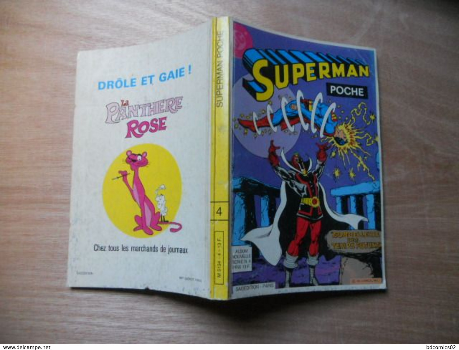 Superman Poche Album Relié N° 4  Contient Les N°65 / 66 / 67//  1983 -tbe - Superman