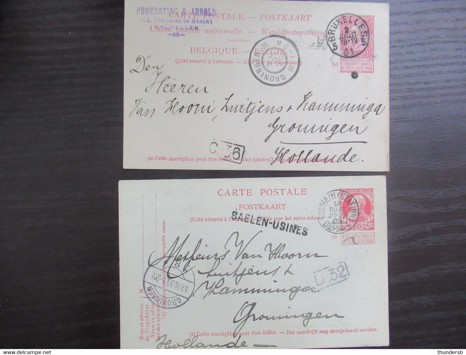 Mooi Lot Van 6 Postkaarten - Postcards 1871-1909