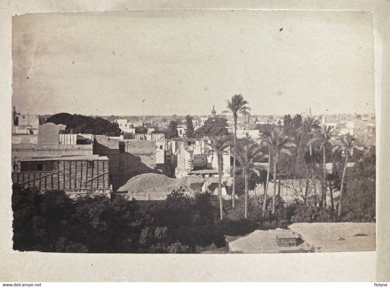 Le Caire - Photo Ancienne Format - Panorama De La Ville - Égypte Egypt - Cairo