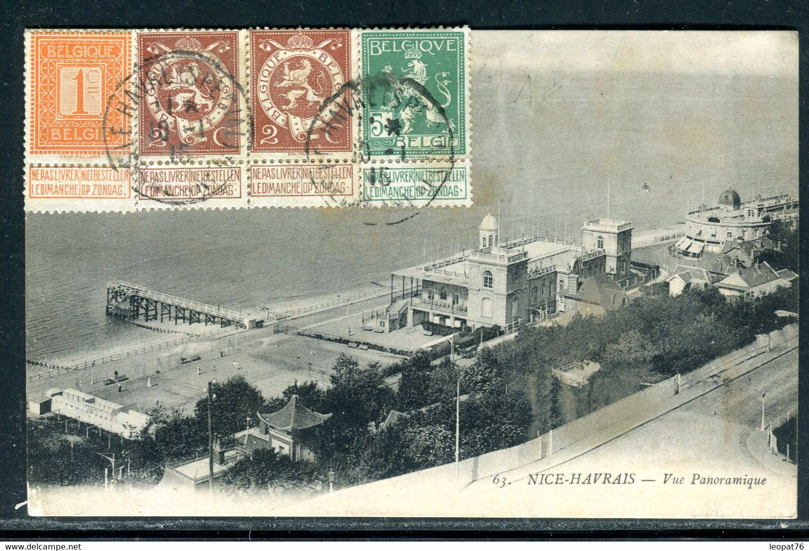 Oblitération Le Havre Spécial Sur Carte Postale En 1915 Pour Le Havre - O 115 - Andere & Zonder Classificatie