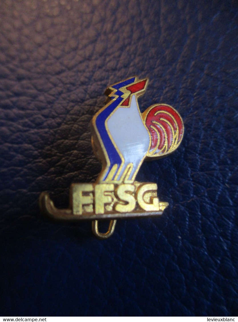 Insigne Ancien à épingle De Boutonnière /France/ FFSG/ Fédération Française Des Sports De Glace/vers 1960-1980     INS66 - Skating (Figure)