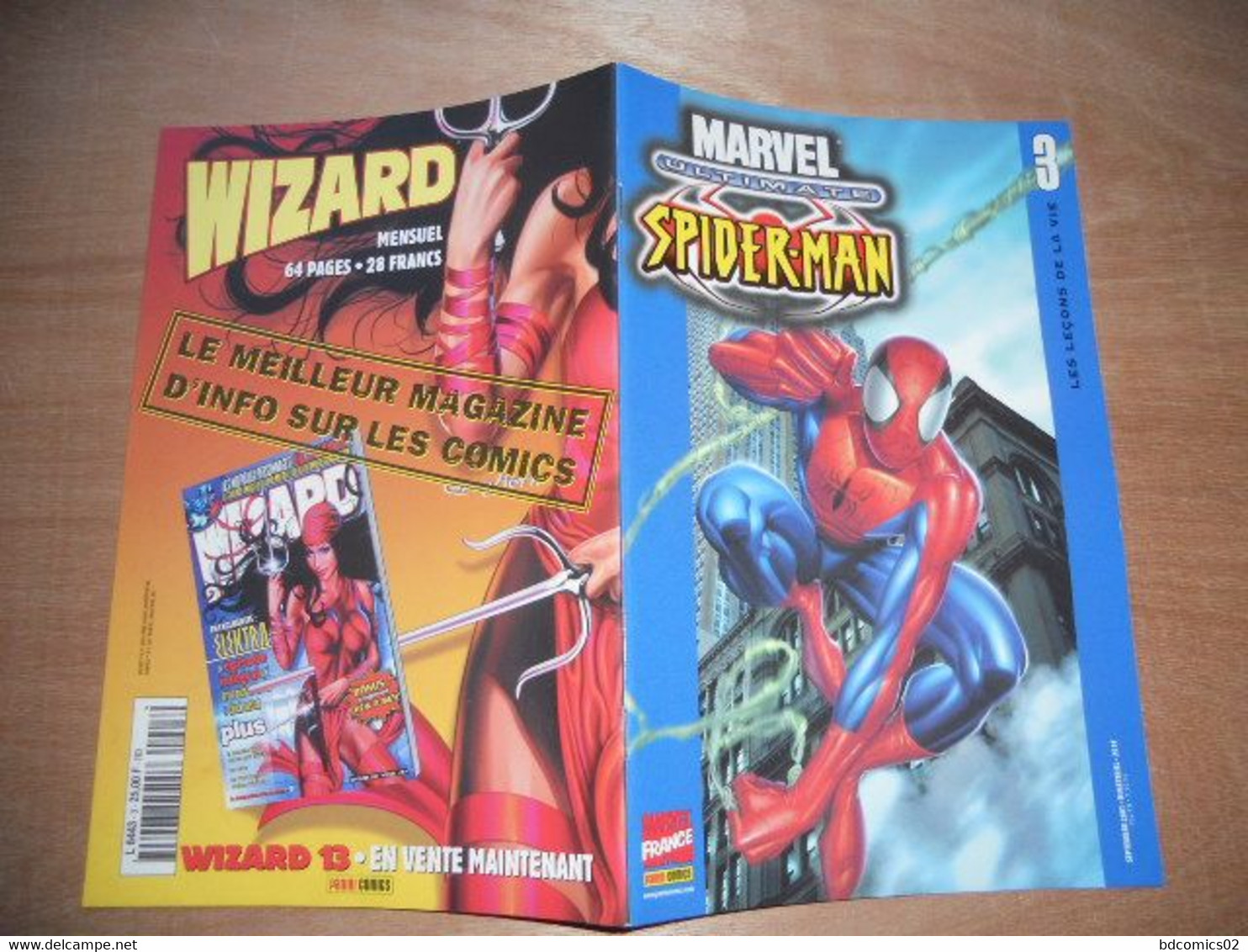 Ultimate Spiderman N° 3  Les Leçons De La Vie Marvel France TBE - Spider-Man