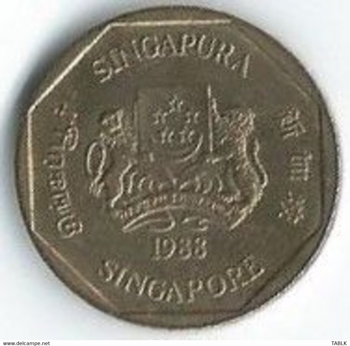 M630 - SINGAPORE - 1 ONE DOLLAR 1988 - Singapour