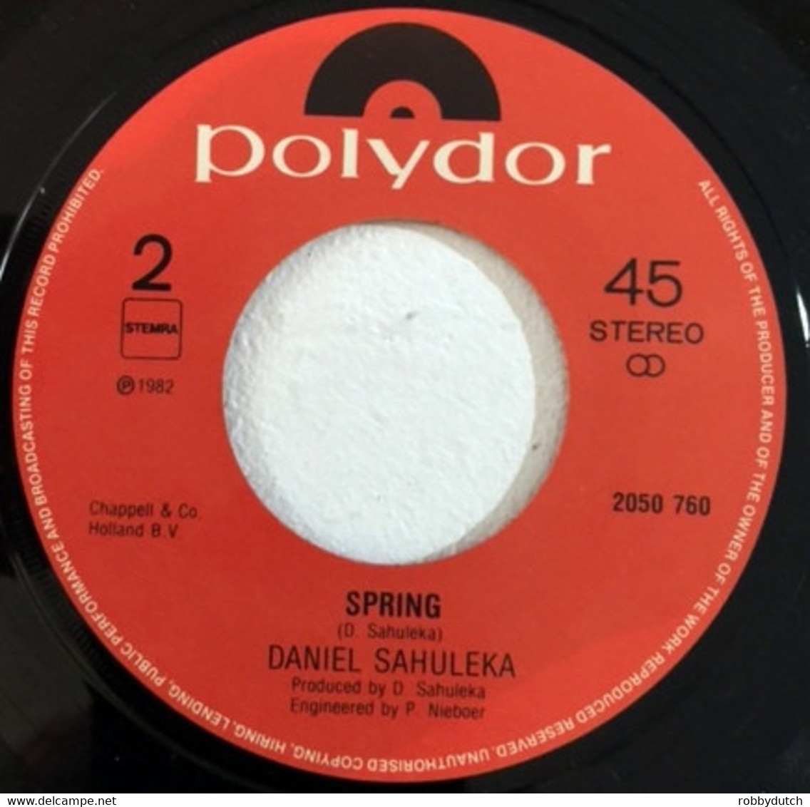 * 7" * DANIEL SAHULEKA - VIVA LA LIBERTAD (Holland 1982 EX-) - Soul - R&B