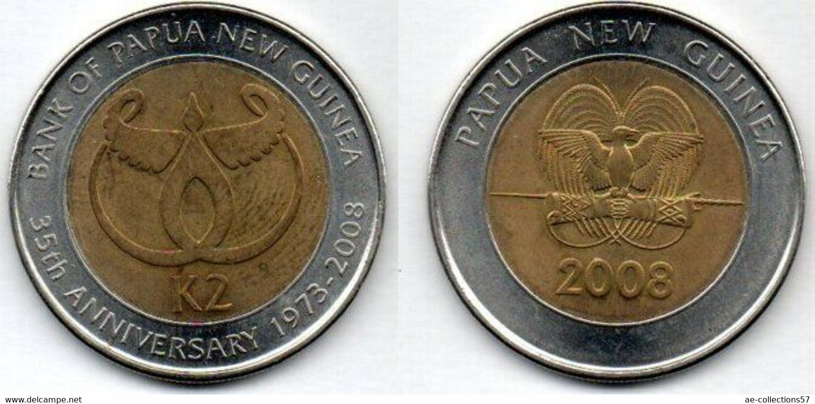 Papouasie Nouvelle Guinée 2 Kina 2008 SPL - Papoea-Nieuw-Guinea