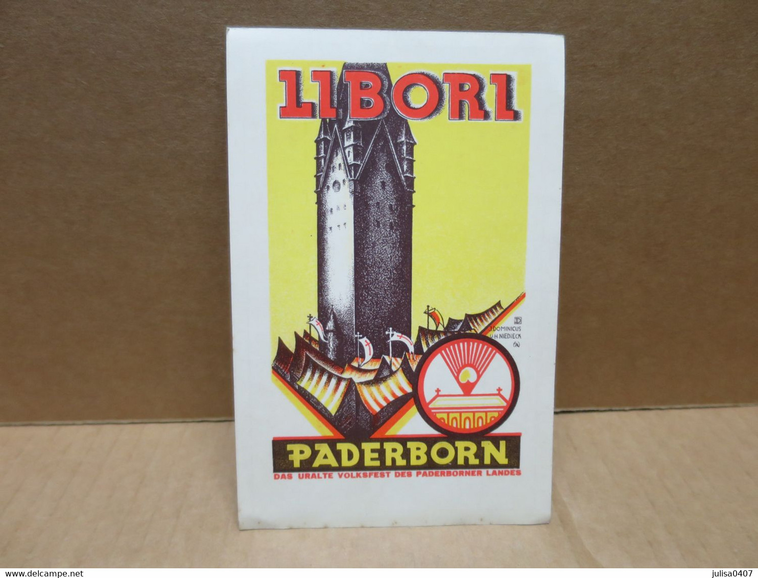 PADERBORN (Allemagne) Carte Illustrée LIBORI Fete - Paderborn