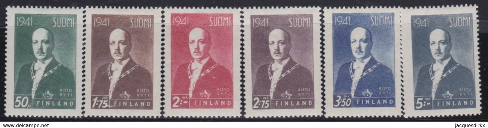 Finland   .   Y&T  .   240/245    .     *   .     Mint-hinged    .   /   .  Ungebraucht Mit Gummi - Unused Stamps