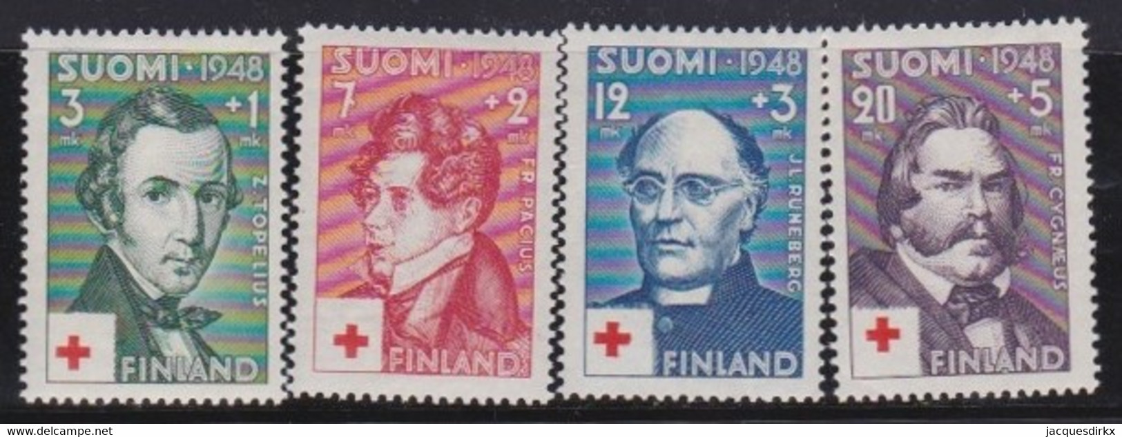 Finland   .   Y&T  .   334/337       .     *   .     Mint-hinged    .   /   .  Ungebraucht Mit Gummi - Unused Stamps