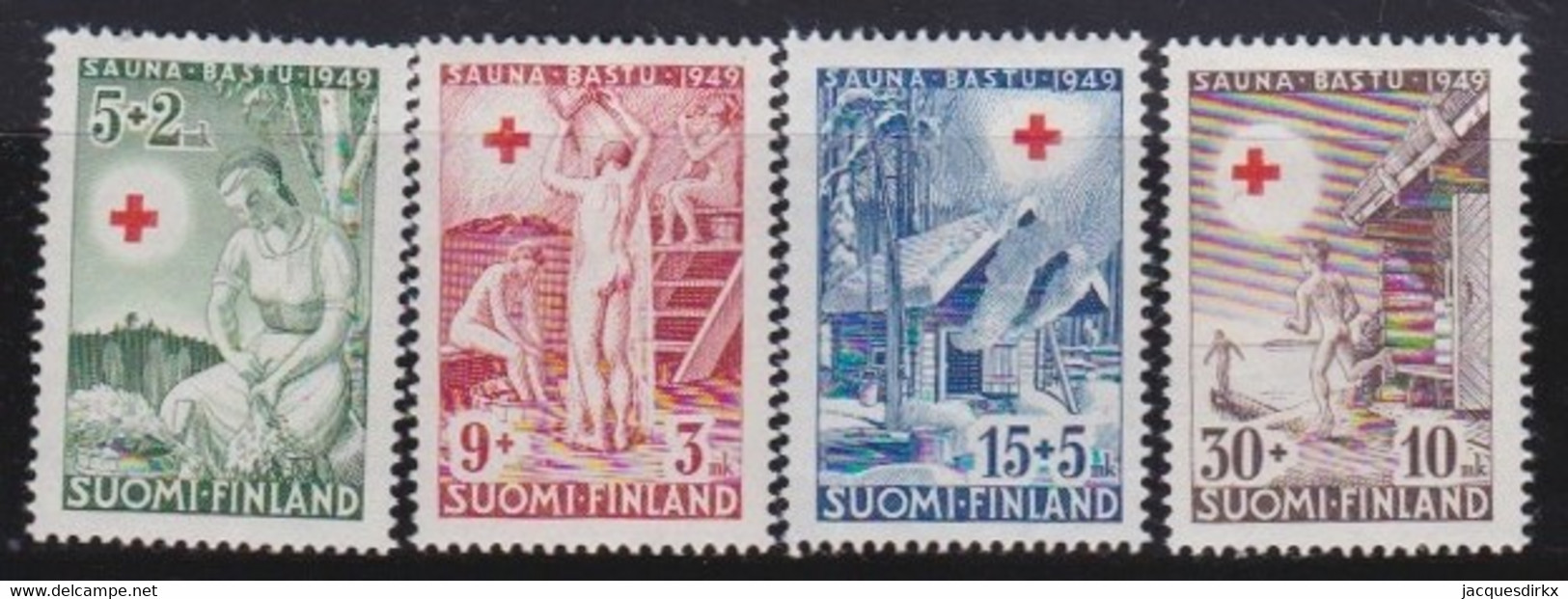 Finland   .   Y&T  .   345/348       .     *   .     Mint-hinged    .   /   .  Ungebraucht Mit Gummi - Neufs