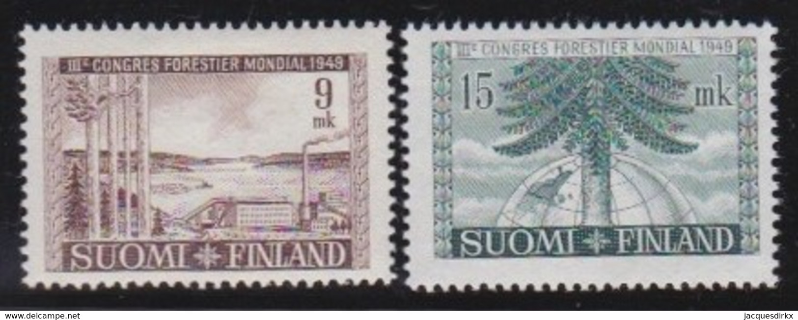 Finland   .   Y&T  .   354/355        .     *   .     Mint-hinged    .   /   .  Ungebraucht Mit Gummi - Ongebruikt