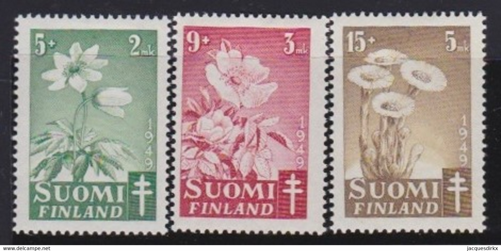 Finland   .   Y&T  .   349/351       .     *   .     Mint-hinged    .   /   .  Ungebraucht Mit Gummi - Neufs