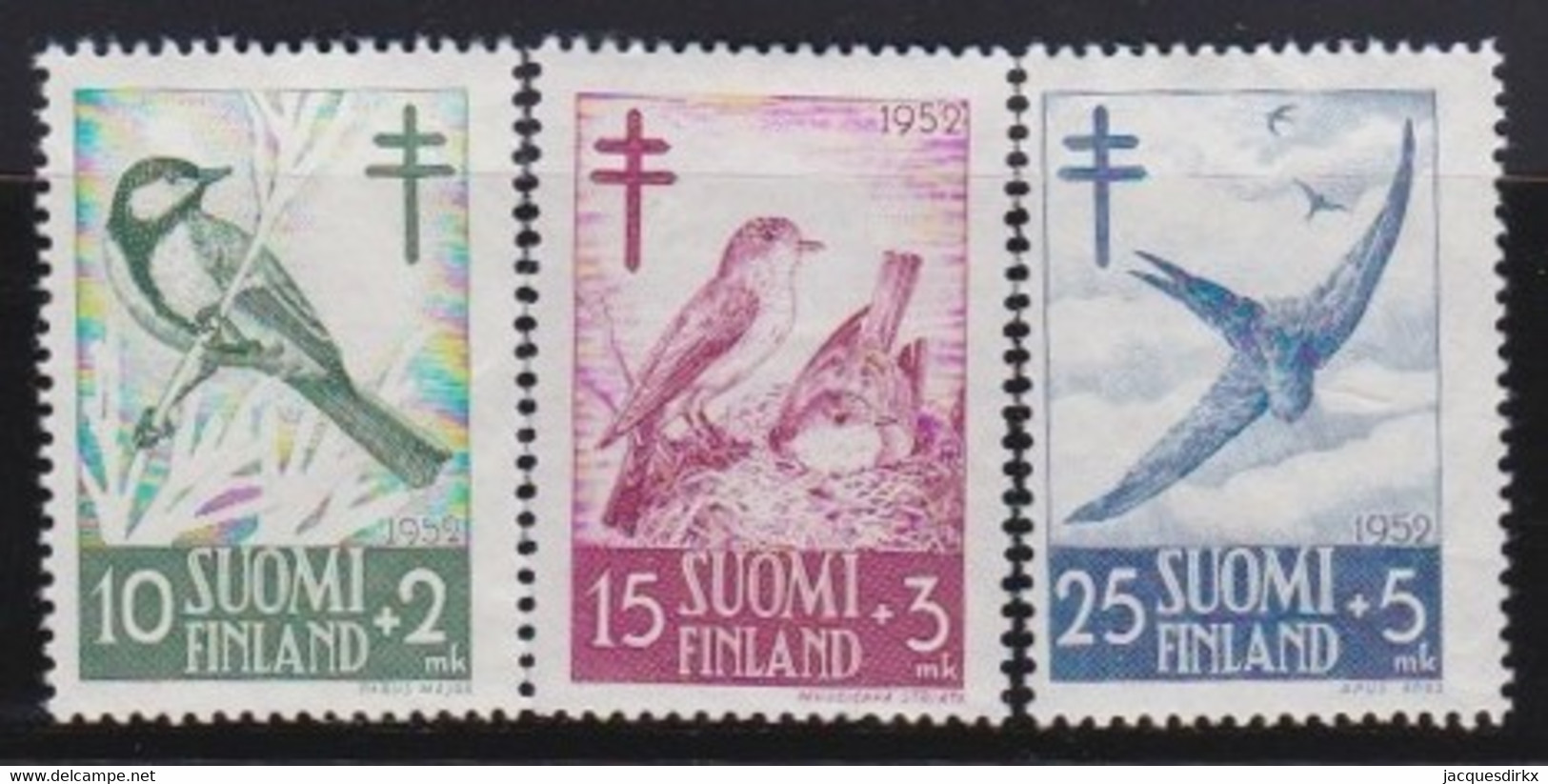 Finland   .   Y&T  .   396/398      .     *   .     Mint-hinged    .   /   .  Ungebraucht Mit Gummi - Neufs