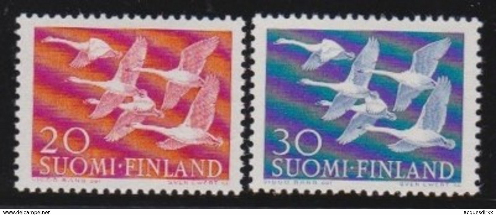 Finland   .   Y&T  .   445/446       .     *   .     Mint-hinged    .   /   .  Ungebraucht Mit Gummi - Unused Stamps